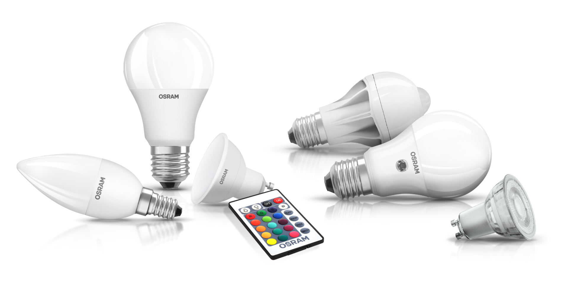 LED lamps with additional features